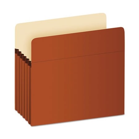 Tops Business Forms Pendaflex, POCKET FILE, 5.25in EXPANSION, LETTER SIZE, RED FIBER S34G